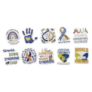 Down syndrome awareness Sticker Pack - 10 stickers